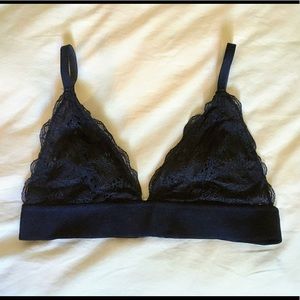 Long Lined Lace Bralette